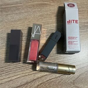 New Designer lip gloss and lip balms - set of 4